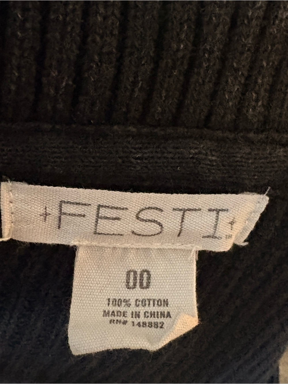 Open-Front Charcoal Ribbed Knit Cardigan - Picture 6 of 6